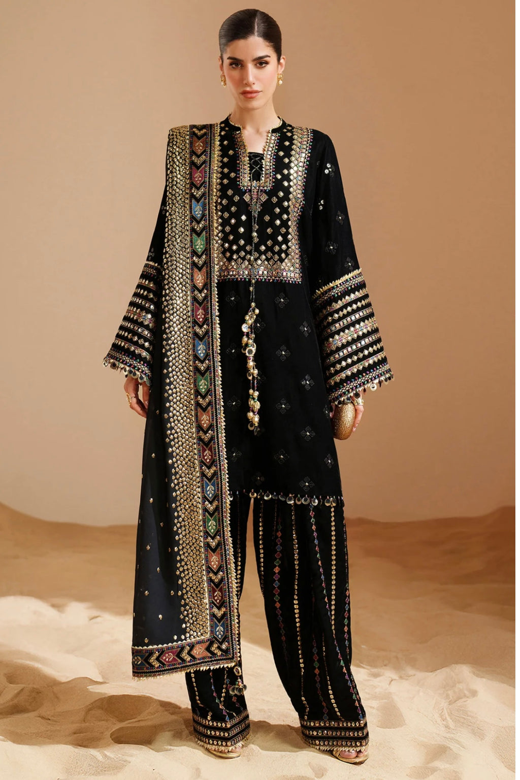 EASTERN STONE FIT DRESS